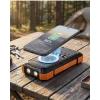 20000 Mah Powerbank Güneş Enerjili Kablosuz Şarj Hızlı Şarj Taşınabilir Batarya