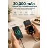 20.000 Mah Taşınabilir Şarj Cihazı Dijital Göstergeli Kablolu Powerbank