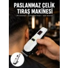 2025 Model Şarjlı Dijital Saç Sakal Tıraş Makinesi Islak Kuru Kullanıma Uygun Yeni Nesil