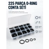 225 Pcs O-ring Conta Seti Profesyonel Tamir, Bakım Ve Sızdırmazlık Çözümü
