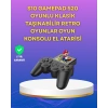 2.4 İnç Ekranlı 500 Oyunlu Taşınabilir Retro Oyun Konsolu, Şarjlı El Tipi Mini