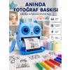 2.4 Ips Ekranlı Çocuk Fotoğraf Makinesi Hd Çekim Ve Anında Baskı Keyfi