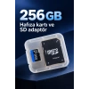 256 Gb Micro Sd Hafıza Kartı Ve Sd Adaptör