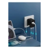25w Evrensel Seyahat Adaptörü, Eu/us/uk/au Priz Dönüştürücü, 1x Usb, 2x Type-c Hızlı Şarj