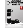 3 Bardaklı Termos Seti Anneler Gününe Özel Hediye Taşınabilir Sızdırmaz Isı Koruyucu