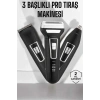 3 Başlıklı Profesyonel Tıraş Makinesi