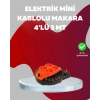 3 Metre Kablolu 4’lü Kırmızı Priz Makara