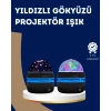 360° Dönen Galaxy Projektörlü Gece Lambası –  Yıldızlı Gökyüzü Efekti