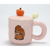 3d Capybara Desenli Porselen Kupa Bardak Alk4504