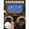 3d Çift Oyun Kollu 4k Hd Ekran Nostaljik 20.000 Oyunlu Beyaz Game Box Yeni Nesil