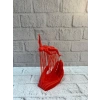 3d El Formlu İnsan Figürü Kırmızı Soyut Tasarım Dekoratif Biblo 12x18 Cm