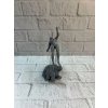 3d El İnsan Figürü Gri Soyut Modern Dekoratif Biblo
