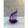 3d El İnsan Figürü Mor Modern Sanatsal Dekoratif Biblo 12x18 Cm