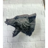 3d Siyah Ayı Başı Duvar Dekoru Modern Asılabilir Heykel 25x19 Cm
