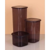 3lü Saklama Kabı - 1750-1200-550ML Koyu Şeffaf (599)
