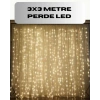 3x3 Perde Led Işık Şelale Model Özel Gün Dekoratif Aydınlatma