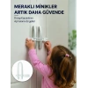 4 Adet Dolap Emniyet Kilidi Çocuk Güvenliği İçin Güçlü Ve Dayanıklı Set Yeni Nesil
