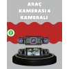 4 Kameralı Araç Kayıt Cihazı Full Hd Park İzleme Gece Görüş