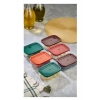 4lü Kapaklı Saklama Kabı Çerezlik Kahvaltılık Piknik Kabı-HS-017 (599)