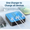40 Portlu 400w Hızlı Şarj İstasyonu 20x Usb + 20x Type-c Pd Çıkışlı Şarj Cihazı