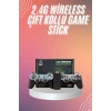 4k Game Stick Oyun Konsolu 2.4g Kablosuz Çift Kol Nostaljik Oyunlar
