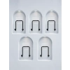 5li Yapışkanlı Askı Seti Mutfak Banyo Ve Ev İçin Çok Amaçlı Askılık