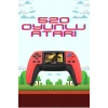 520 Retro Oyunlu El Konsolu Atari Oyun Konsolu Taşınabilir