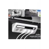 5’li Akım Korumalı Priz 2500w | 2 Usb + 2 Type-c Hızlı Şarj | Led Gece Lambalı | Dokunmatik Siyah
