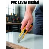 5’li Profesyonel Metal Falçata Seti Ergonomik Saplı Çok Amaçlı Kesici Maket Bıçağı
