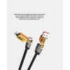 65w Çoklu Şarj Kablosu 4’ü 1 Arada Örgülü Hızlı Veri Aktarım Usb-c Usb-a