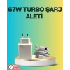 67 Watt Type C Turbo Şarj Seti  20 30 50 Uyumlu