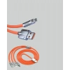 120 w Hızlı Çözüm Sunan 3ü 1 Usb Şarj Kablosu– Sağlam Gövde