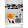 7 Kordonlu Akıllı Saat Ve 3.nesil Kulaklık Dokunmatik Ekran Sesli Görüşme Yapabilen