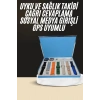 7 Kordonlu Unisex Akıllı Saat Çoklu Kordon Seçeneği Amoled Ekran