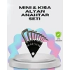 9 Parça Kısa Tip Alyan Seti Isıl İşlemli Profesyonel Kullanım