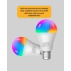9 Watt Beyaz Işık Ve Renk Ayarlı Akıllı Led Ampul