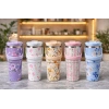 900 Ml Taşıma Kulplu Paslanmaz Çelik Termos Mug - Vakumlu Isı Yalıtımlı Bardak Alk4630