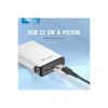 A6Q 22.5w Usb 3.0 Ve 20w Type-c Çıkışlı 10.000 Mah Pd Powerbank - Siyah