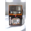Ahşap Görünümlü Retro Bluetooth Radyo Usb,aux Ve Sd Kart Girişli