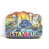 Ahşap İstanbul Temalı Magnet Alk4366
