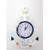Ahşap Marin Duvara Asmalı Dümenli Saat Alk2446