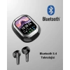 Akıllı Ekranlı Bluetooth 5.4 Kablosuz Kulaklık – Dokunmatik Ve Şarj Kutulu
