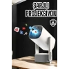 Akıllı Projeksiyon Powerbankli Taşınabilir Sinema Projektörü 4k Hd Kaliteli