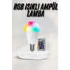 Akıllı Rgb Led Ampul Led Uzaktan Kumandalı Renk Değiştiren Ampul