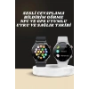 Akıllı Saat Çoklu Kordon Seçeneği Amoled Ekran Çok Fonksiyonlu Bluetooth Bağlantılı