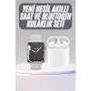 Akıllı Saat Kulaklık Hediyeli Uyku Ve Sağlık Takibi Yapabilen Uzun Ömürlü