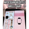 Akıllı Saat Sesli Görüşme Bildirim Görme Uyku Ve Sağlık Takibi