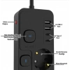 Akım Korumalı 4’lü Priz 2xusb 2xtype-c Çıkış Yüksek Gerilim Koruma Priz Çoğaltıcı