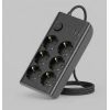 Akım Korumalı 6’lı Priz 2xusb 2xtype-c Çıkış Yüksek Gerilim Koruma Çoklu Priz Çoğaltıcı