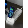 Akım Korumalı Kablosuz Şarjlı Masaüstü Priz | 4 Priz, 4 Usb, 2 Type-c
